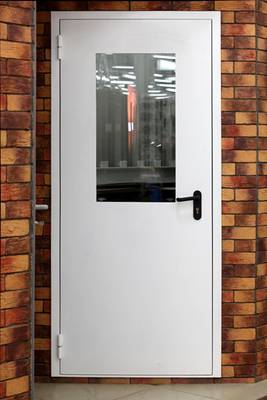 Однопольная дверь со стеклом Однопольная дверь со стеклом