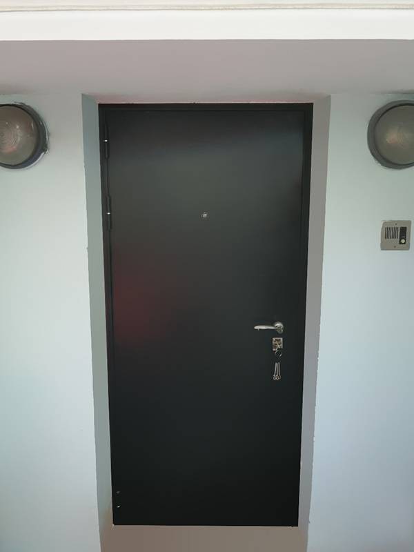 Дверь для гостиницы, вид снаружи (пер. Глазовский, 9)