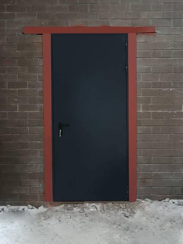 Наружная сторона двери (пос. Томилино)