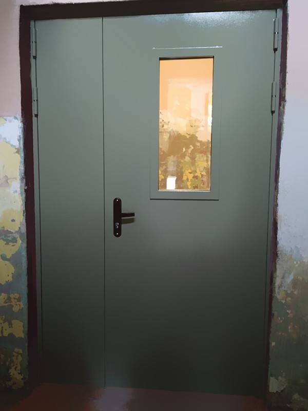 Подъездная дверь с окном (ул. Архитектора Власова) Подъездная дверь с окном (ул. Архитектора Власова)