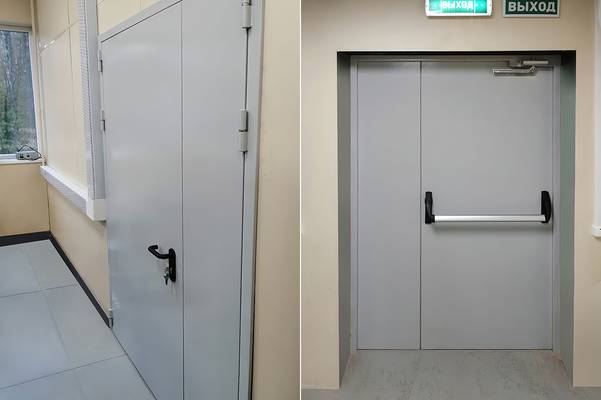 Полуторопольная дверь «антипаника» (АО «ГНЦ РФ ТРИНИТИ»)