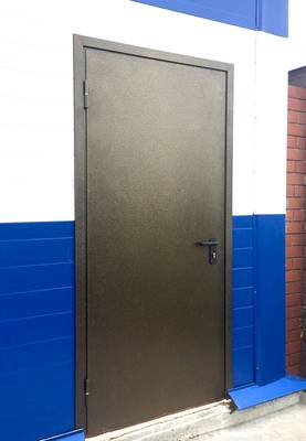 Однопольная пожаростойкая дверь Однопольная пожаростойкая дверь