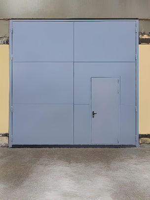 Ворота размером 4×4 метра Ворота размером 4×4 метра